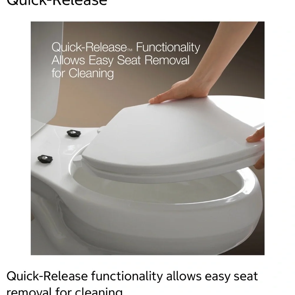 Sleek White Bathroom Toilet